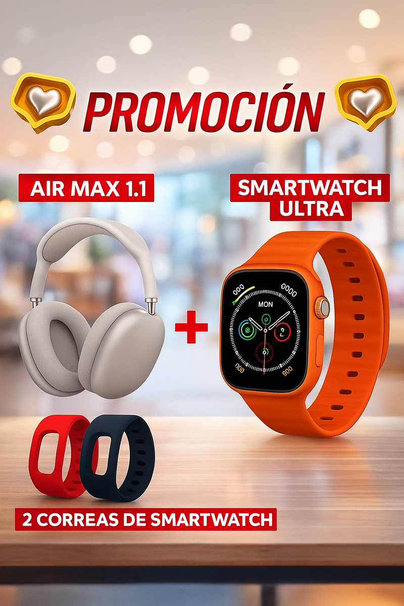 Combo SmartWatch Ultra + Air Max 1.1